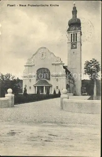 Flawil Neue Protestantische Kirche Kat. Flawil