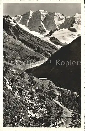 Piz Palue und Hoehenweg Kat. Piz Palue