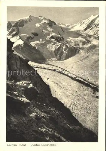 Monte Rosa Gornergletscher Kat. Monte Rosa