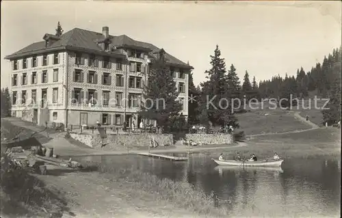 Oberterzen Kurhaus Seebenalp Bergsee Boot Kat. Oberterzen