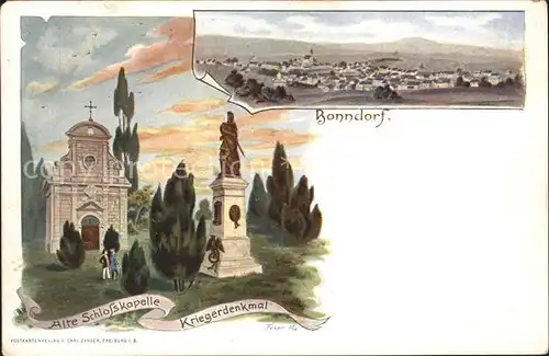 Bonndorf Schwarzwald Alte Schlosskapelle Kriegerdenkmal  / Bonndorf /Waldshut LKR