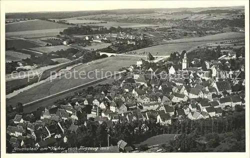 Neuenstadt Kocher Fliegeraufnahme / Neuenstadt am Kocher /Heilbronn LKR