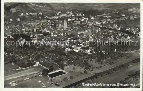 Tauberbischofsheim Fliegeraufnahme / Tauberbischofsheim /Main-Tauber-Kreis LKR