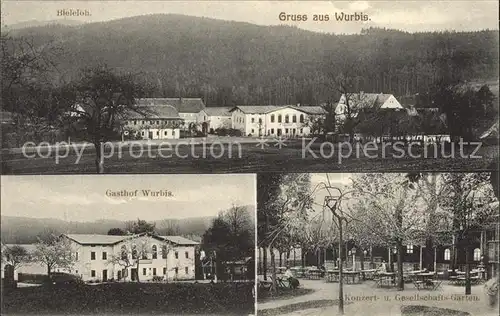 Wurbis Gasthof Wurbis Bieleloh Konzert- und Gesellschaftsgarten / Crostau /Bautzen LKR