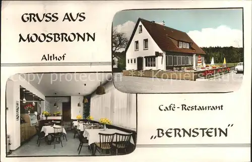 Moosbronn CafÃ©- Restaurant Bernstein / Gaggenau /Rastatt LKR