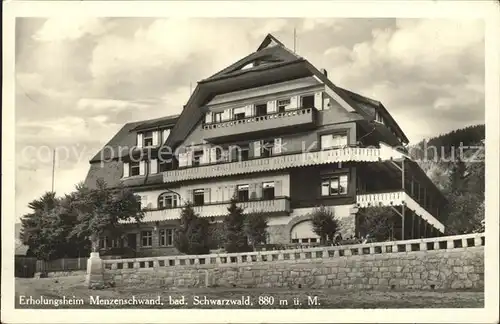 Menzenschwand Erholungsheim / St. Blasien /Waldshut LKR