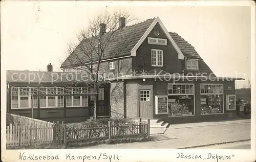 Kampen Sylt Pension Daheim / Kampen (Sylt) /Nordfriesland LKR