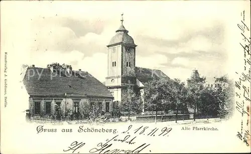 Schoeneberg Berlin Alte Pfarrkirche / Berlin /Berlin Stadtkreis