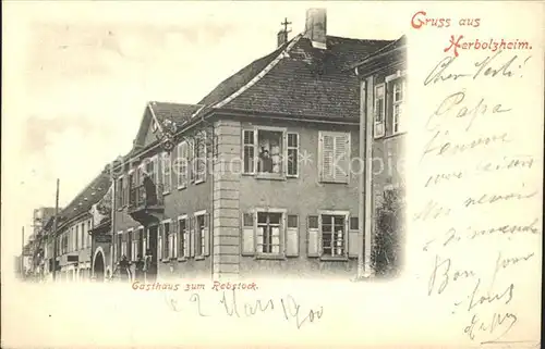 Herbolzheim Gasthaus zum Rebstock / Herbolzheim /Emmendingen LKR