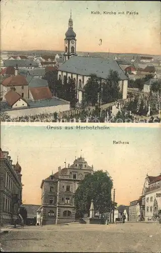 Herbolzheim Katholische Kirche Rathaus / Herbolzheim /Emmendingen LKR