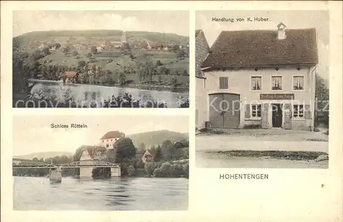 Hohentengen Hochrhein Schloss Roetteln Handlung K. Huber / Hohentengen /Waldshut LKR