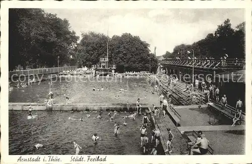 Arnstadt Ilm Staedtisches Freibad / Arnstadt /Ilm-Kreis LKR