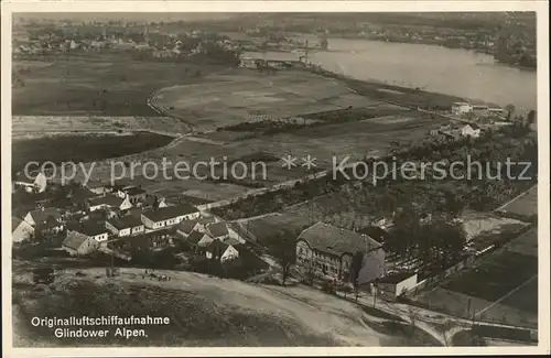 Glindow Glindower Alpen Fliegeraufnahme / Werder /Potsdam-Mittelmark LKR