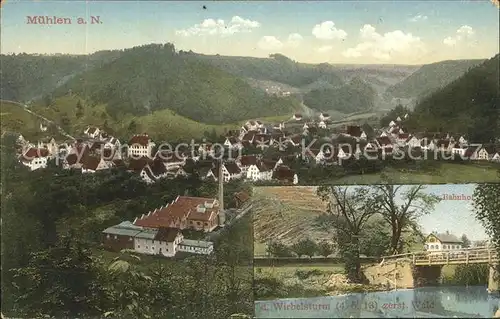 Muehlen Neckar Bahnhof Stadtansicht / Horb am Neckar /Freudenstadt LKR