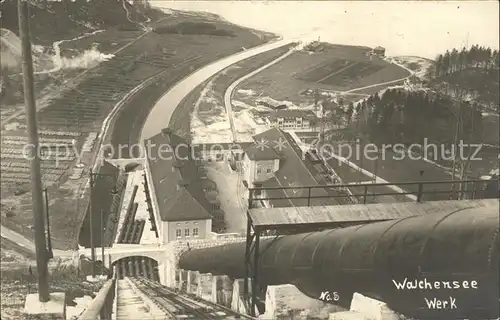 Walchensee Wasserwerk  / Kochel a.See /Bad Toelz-Wolfratshausen LKR