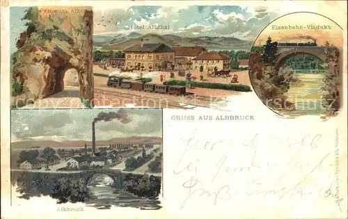 Albbruck Eisenbahn- Viadukt Hotel Albthal / Albbruck /Waldshut LKR