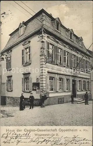 Oppenheim Haus der Casino- Gesellschaft / Oppenheim Rhein /Mainz-Bingen LKR