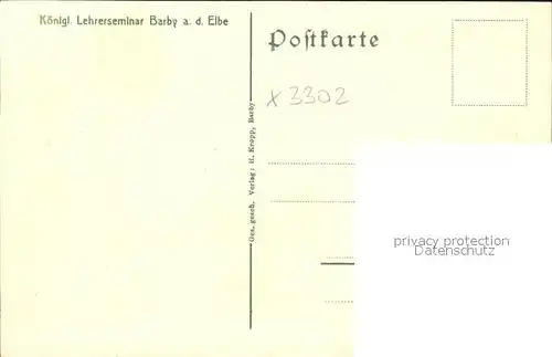 Barby Elbe Seminarschule Turnplatz / Barby /Salzlandkreis LKR