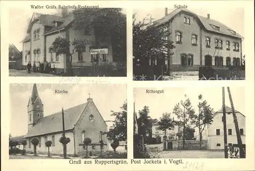 Ruppertsgruen Kirche Rittergut Schule / Weissenstadt /Wunsiedel LKR