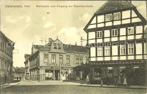 Osterwieck Marktplatz Eingang Kapellenstrasse / Osterwieck /Harz LKR