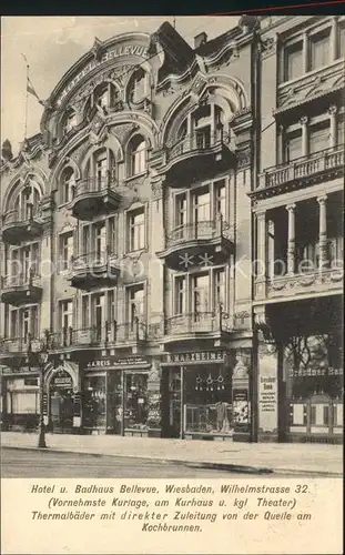 Wiesbaden Hotel und Badhaus Bellevue / Wiesbaden /Wiesbaden Stadtkreis