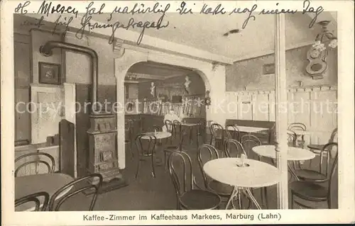 Marburg Lahn Kaffee Zimmer im Kaffeehaus Markes / Marburg /Marburg-Biedenkopf LKR