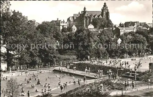 Wetzlar Staedtisches Schwimmbad Domblick / Wetzlar /Lahn-Dill-Kreis LKR