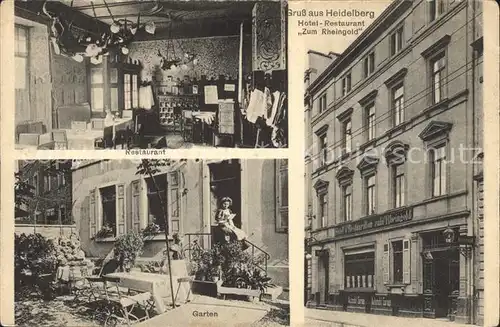 Heidelberg Neckar Hotel Restaurant zum Rheingold / Heidelberg /Heidelberg Stadtkreis