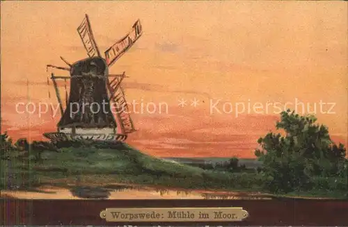 Worpswede Muehle am Moor Kat. Worpswede