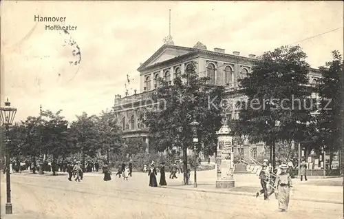 Hannover Hoftheater Kat. Hannover