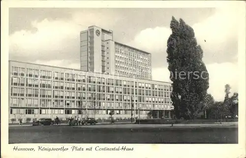 Hannover Koenigsworther Platz mit Continental Haus Kat. Hannover