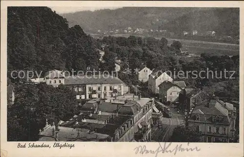 Bad Schandau Blick auf Bad Schandau Kat. Bad Schandau