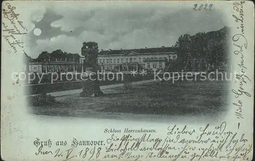 Hannover Schloss Herrenhausen Kat. Hannover