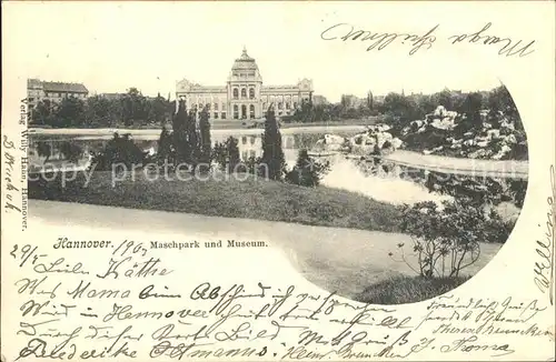 Hannover Maschpark und Museum Kat. Hannover