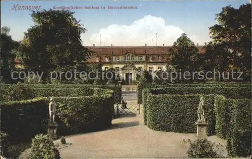 Herrenhausen Hannover Kurfuerstliches Schloss Kat. Hannover