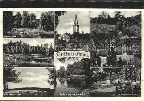 Soltau Die Soltau Einfrielingen Waldmuehle Roeders Park Kat. Soltau