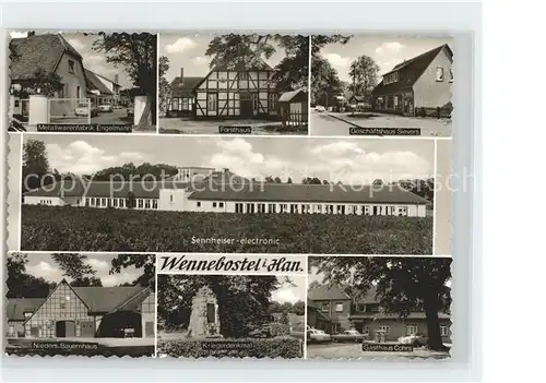 Wennebostel Hannover Forsthaus Sennheiser  electronic Niedersaechsisches Bauernhaus Kat. Wedemark