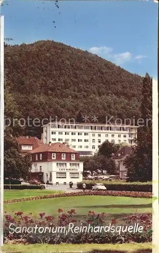 Reinhardshausen Sanatorium Reinhardsquelle Kat. Bad Wildungen