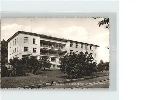 Reinhardshausen Waldsanatorium Kat. Bad Wildungen