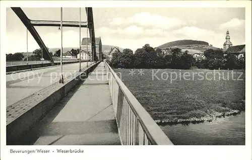 Beverungen Weserbruecke  Kat. Beverungen