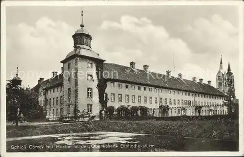 Corvey Schloss Bibliotheksturm  Kat. Hoexter