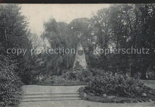 Hoexter Weser Wallpromenade Denkmal Hofmann  Kat. Hoexter