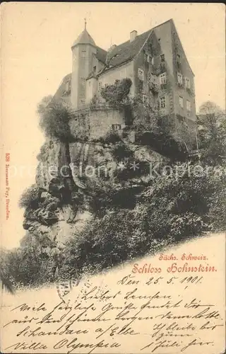 Hohnstein Saechsische Schweiz Schloss Hohnstein Kat. Hohnstein