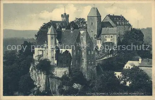 Hohnstein Saechsische Schweiz Jugendburg Hohnstein Kat. Hohnstein