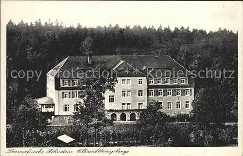 Hohnstein Saechsische Schweiz Elbsandsteingebirge Kat. Hohnstein