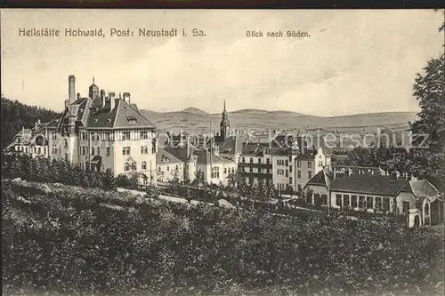 Neustadt Sachsen Heilstaette Hohwald Blick nach Sueden Kat. Neustadt Sachsen