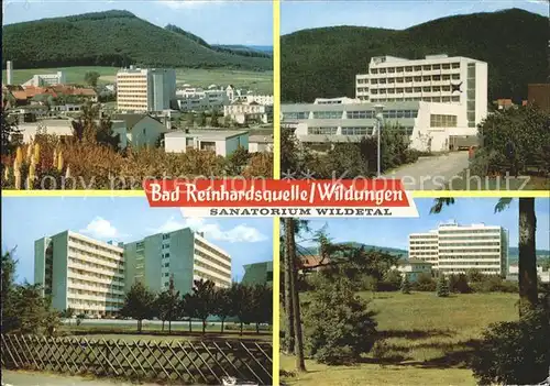 Bad Wildungen Bad Reinhardsquelle Sanatorium Wildetal Kat. Bad Wildungen