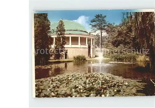 Bad Wildungen Seerosenteich Fackelteich Pavillon Kat. Bad Wildungen