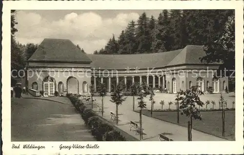 Bad Wildungen Georg Viktor Quelle Kupfertiefdruck Kat. Bad Wildungen