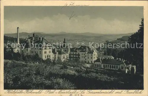 Neustadt Sachsen Heilstaette Hohwald Fernblick  Kat. Neustadt Sachsen